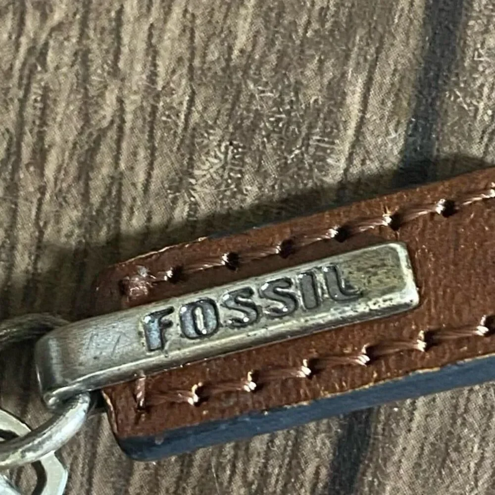 Fossil Mini Bag Black with Brown Accents